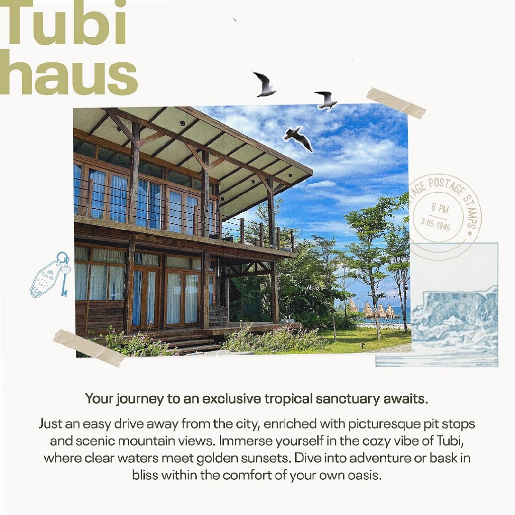 Tubi Haus beachfront grounds
